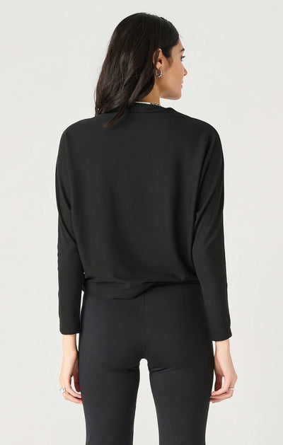 Dex Mock Neck Ribbed Top