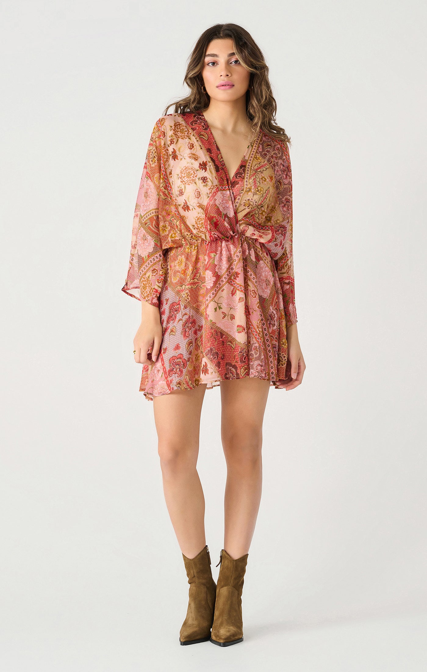 Dex Wrap Mini Dress