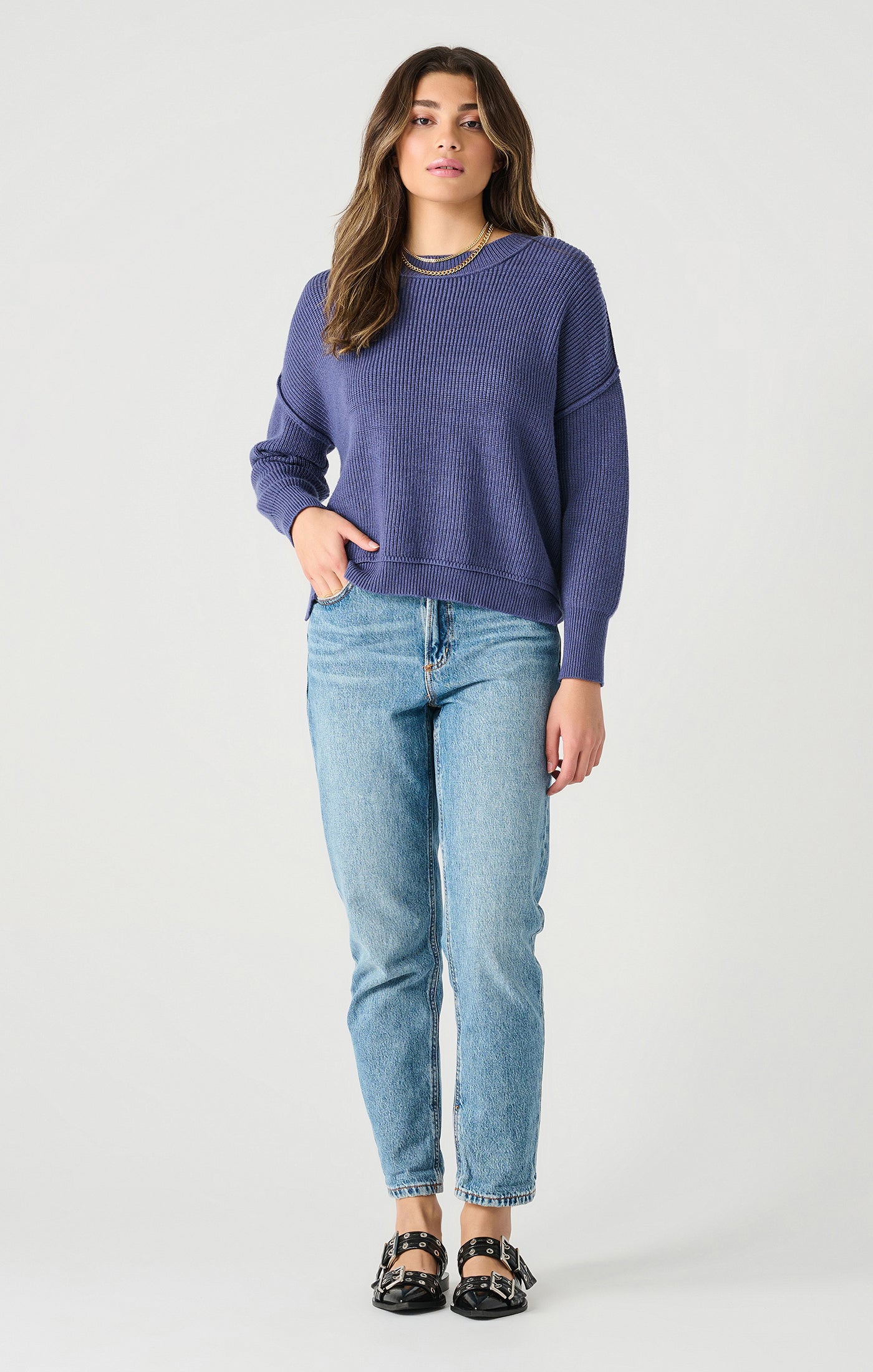 Dex Relaxed Mockneck Sweater