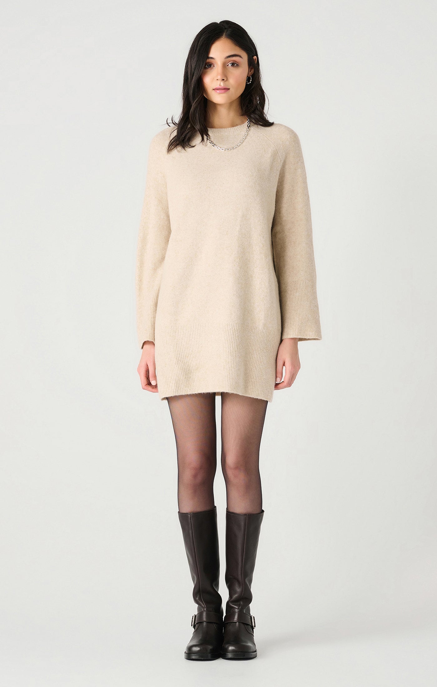 Dex Essential Mini Sweater Dress