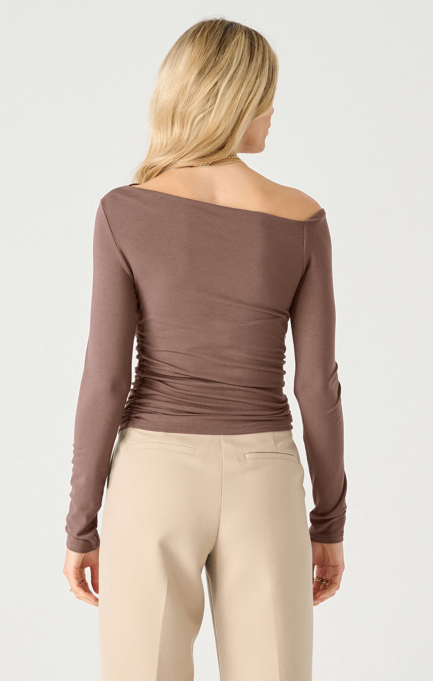 Dex Long Sleeve Draped Top