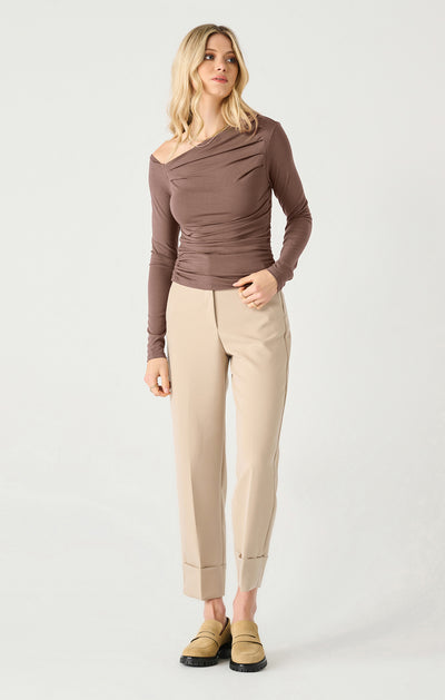 Dex Long Sleeve Draped Top