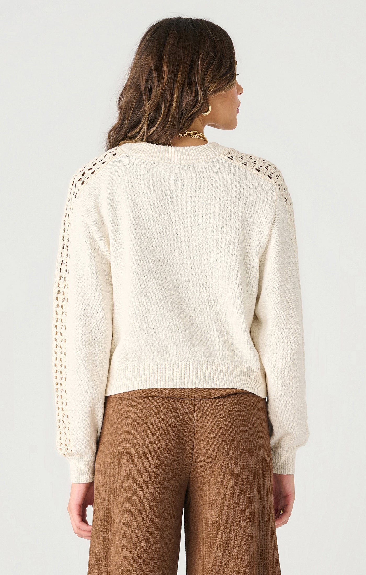 Dex Crochet Sweater Bomber