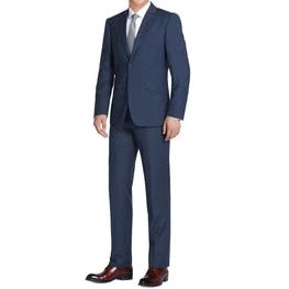 Renoir Men's Slim Fit 2 Piece Suit