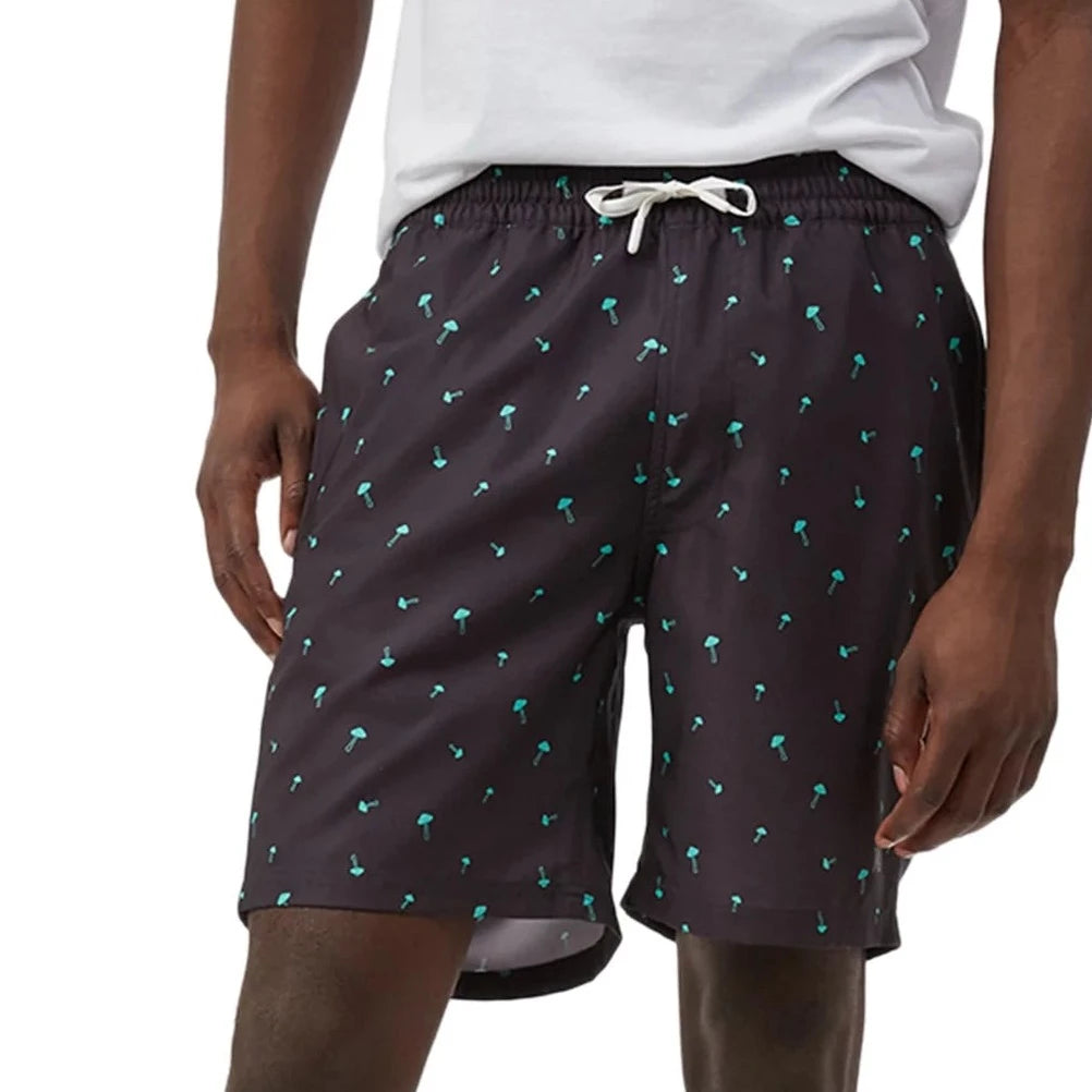 Patterned Recycled Swim Short